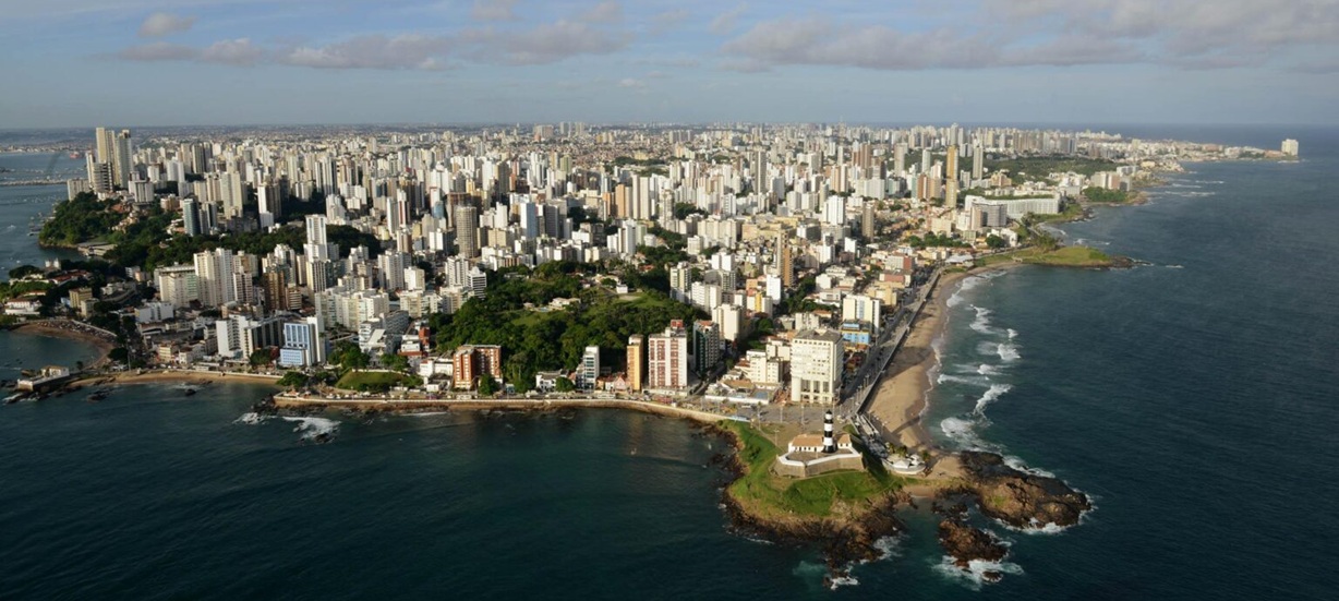 Imagem aérea de Salvador