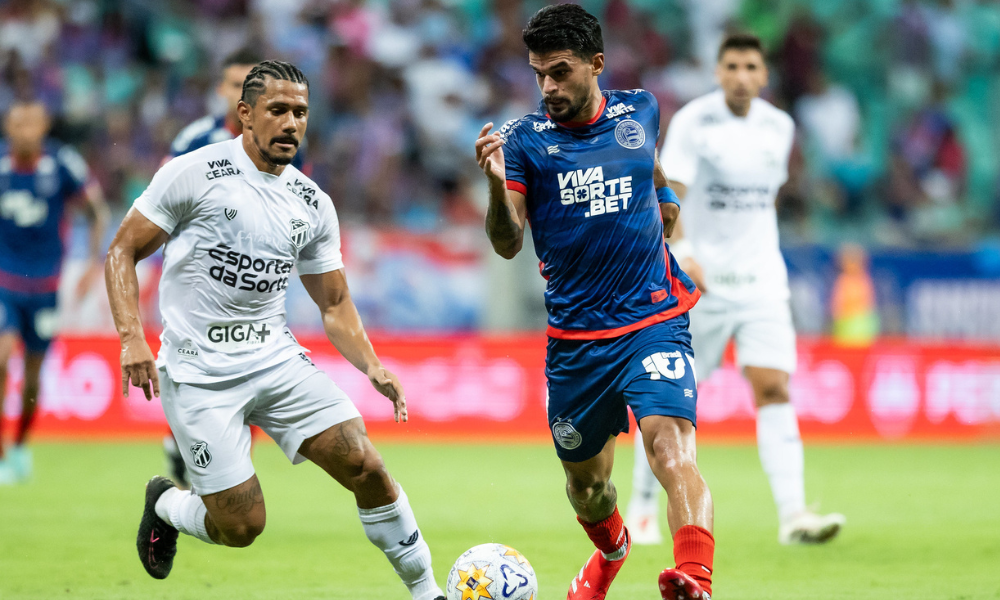 Último encontro entre Bahia x Ceará em 2025, terminou com triunfo tricolor, pela Copa do Nordeste