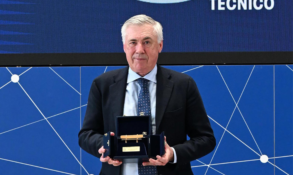 Técnico italiano Carlo Ancelotti