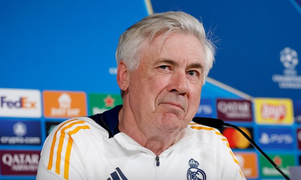 Carlo Ancelotti, treinador do Real Madrid