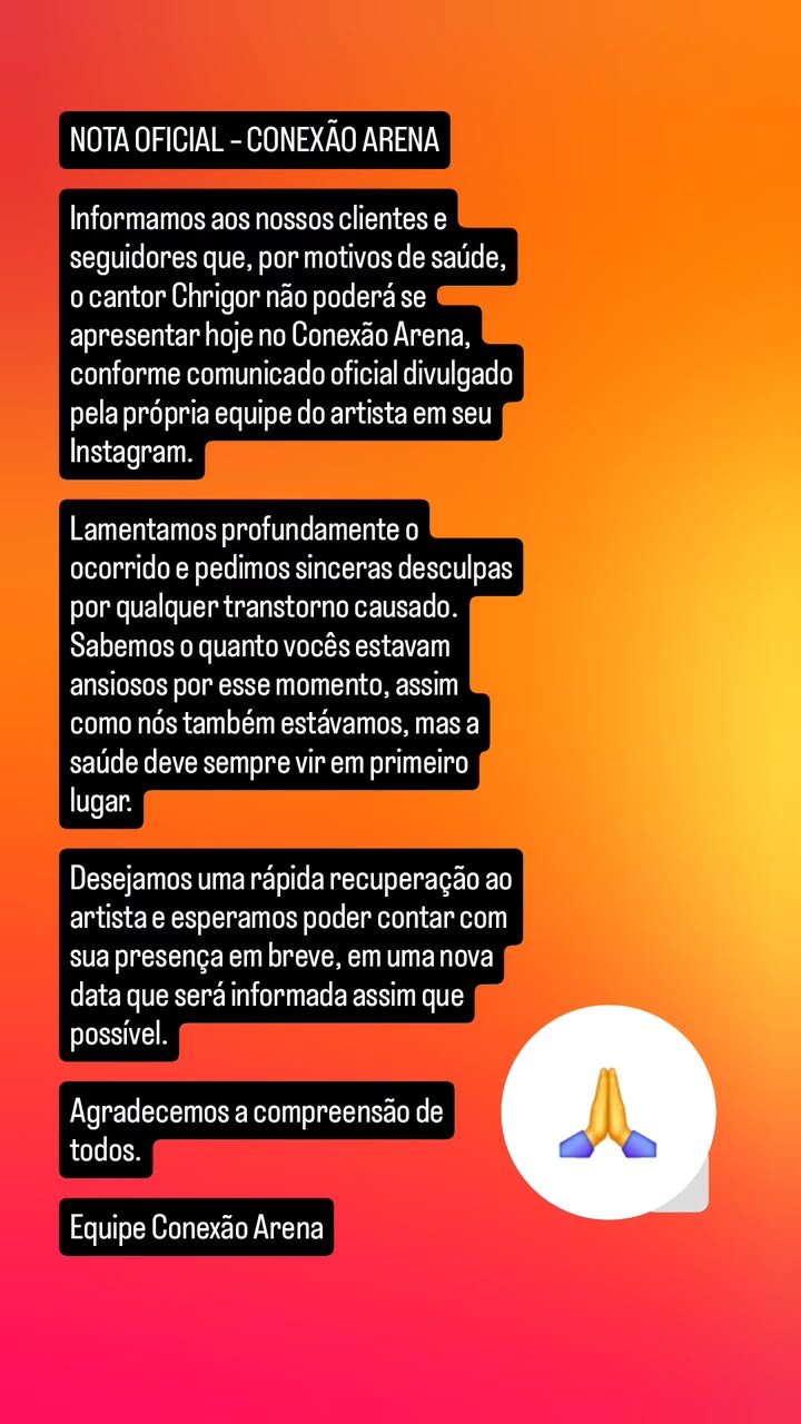 nota evento