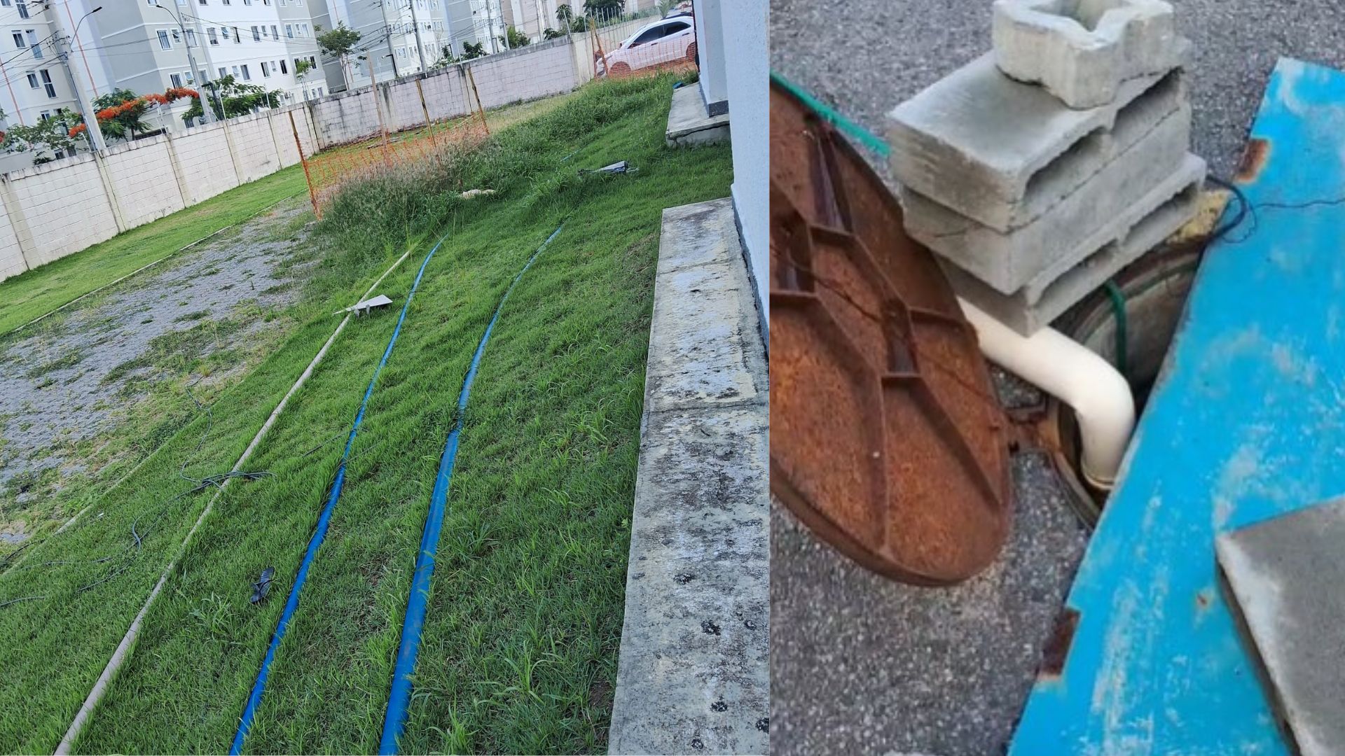 Bomba de efluentes em condomínio da MRV 