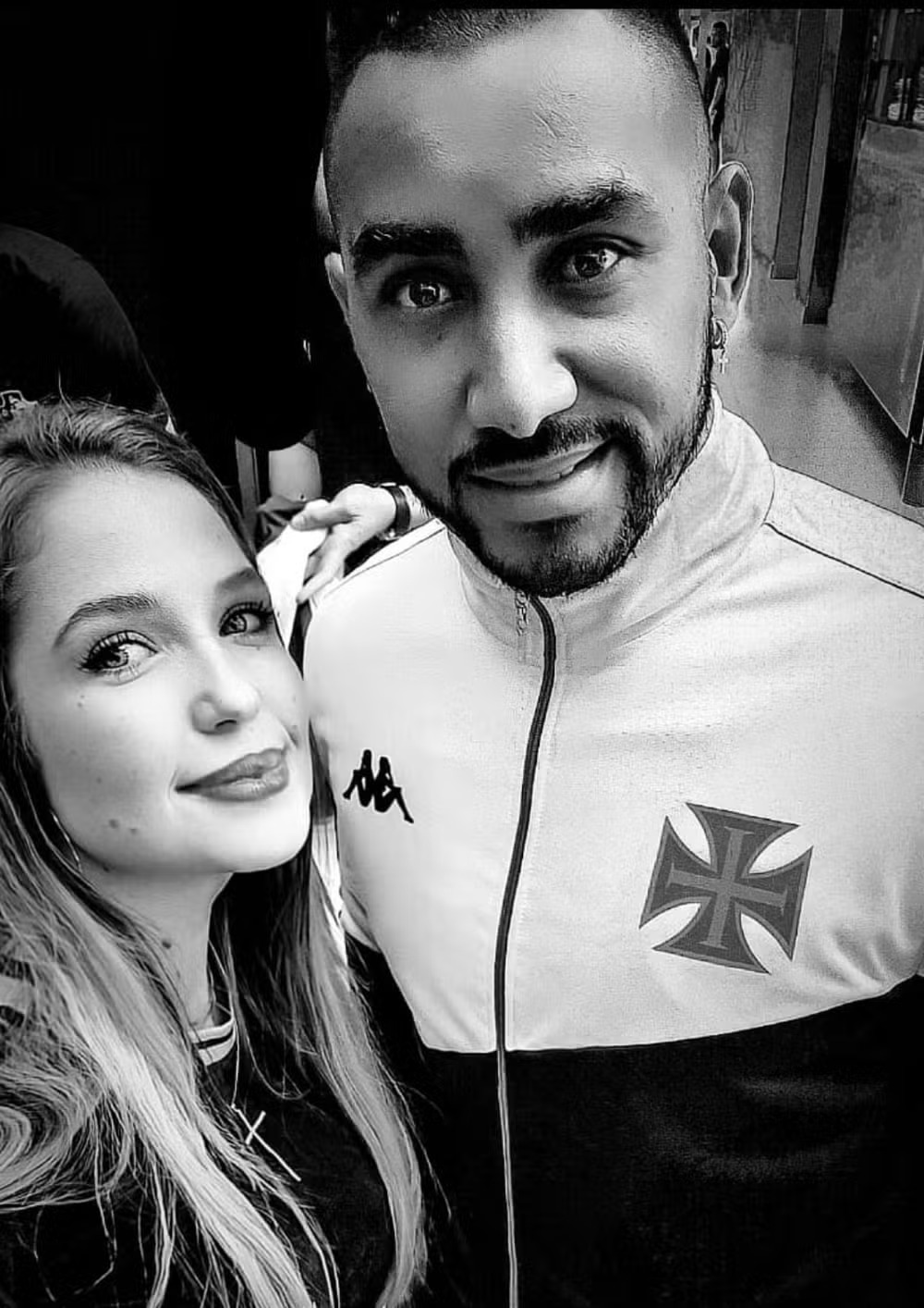 Larissa Ferrari e Dimitri Payet — Foto: Arquivo pessoal