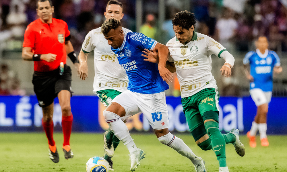 Último encontro entre Bahia x Palmeiras terminou com a vitória palmeirense, na Fonte Nova 