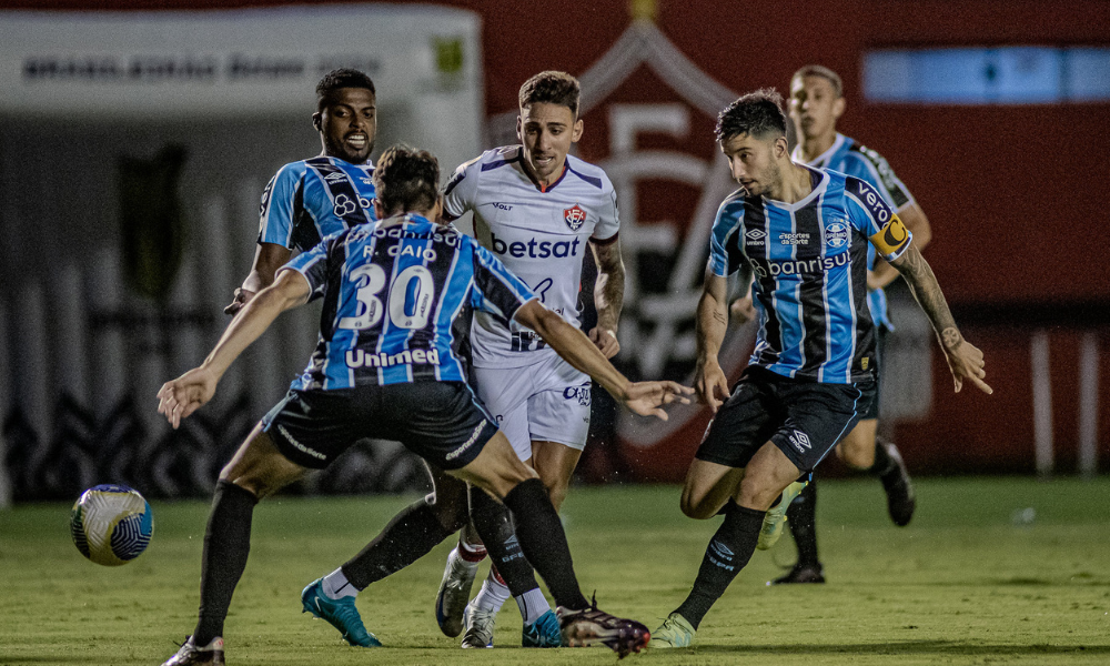 Último encontro entre Vitória x Grêmio pelo Brasileirão, terminou em empate entre as equipes