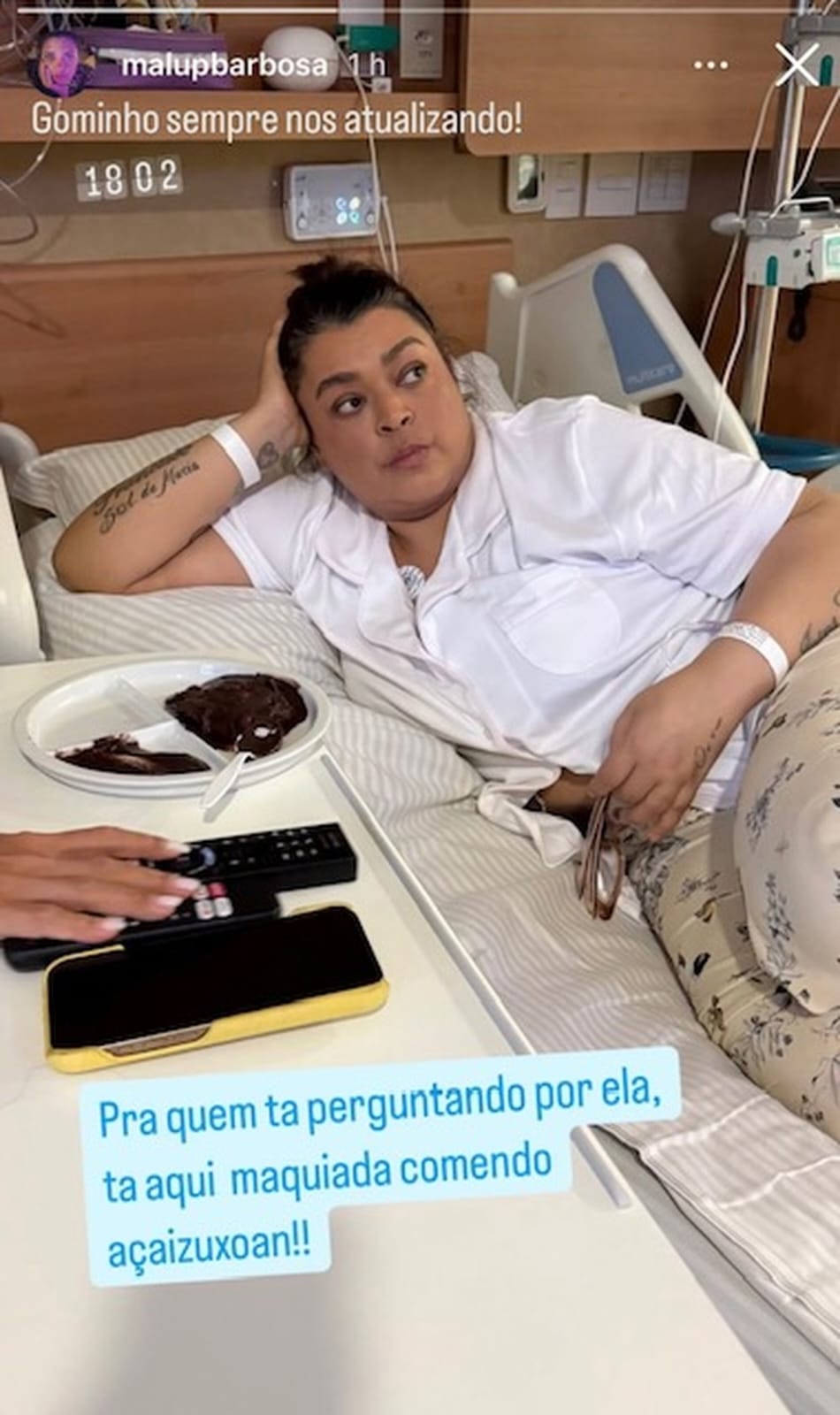 stories de malu barbosa