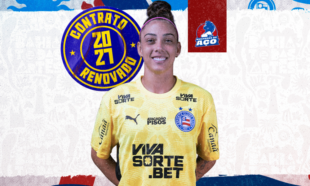 Renovação do Bahia com a goleira Yanne, até 2027