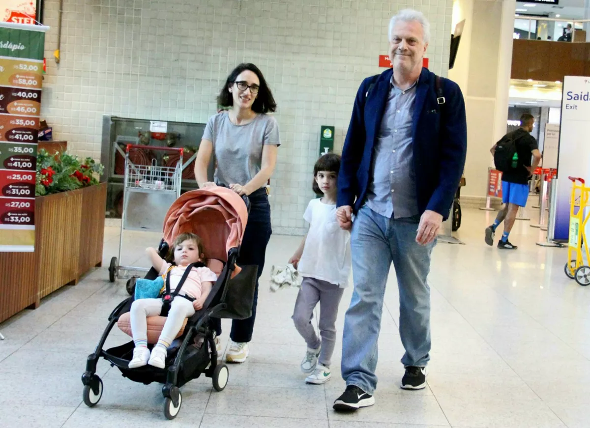 pedro bial e família