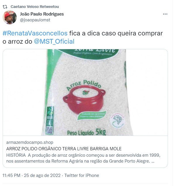 rt caetano veloso lula jn renata vasconcelos