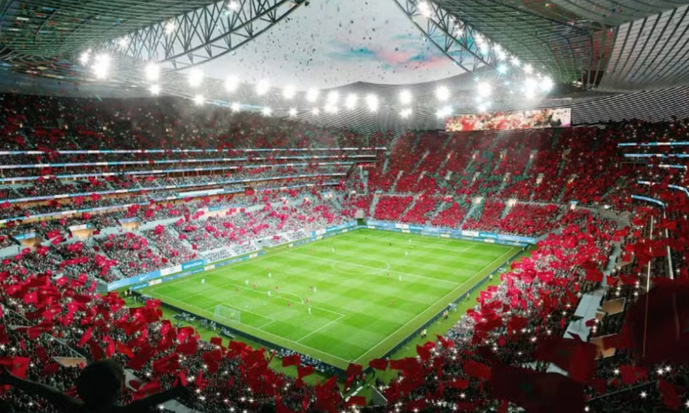 Imagens internas do Grand Stade Hassan II