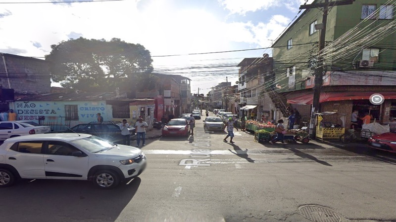 Rua foi palco de duas ações criminosas em um curto intervalo de tempo. Foto: Reprodução/Google Street View