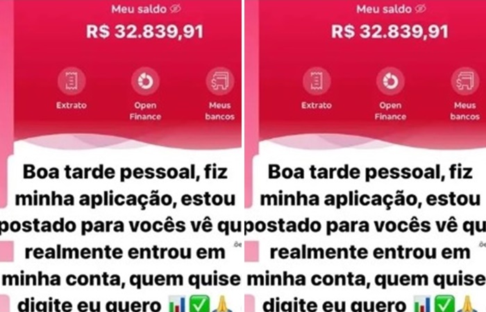 Golpe viralizou nas redes sociais da cantora Sara Mariano. Foto: Reprodução/Redes Sociais