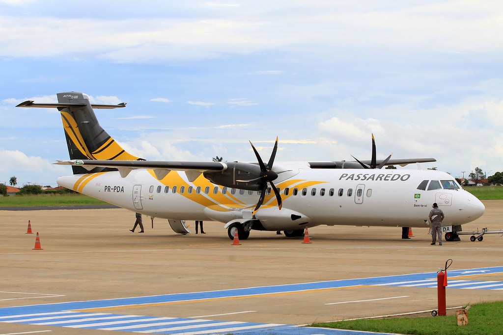 Modelo do avião da Voepass que caiu nesta sexta-feira (09) / Reprodução/Voepass