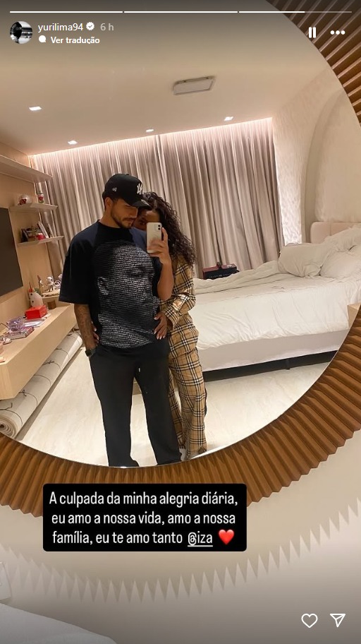 Iza e Yuri Lima — Foto: Reprodução/Instagram