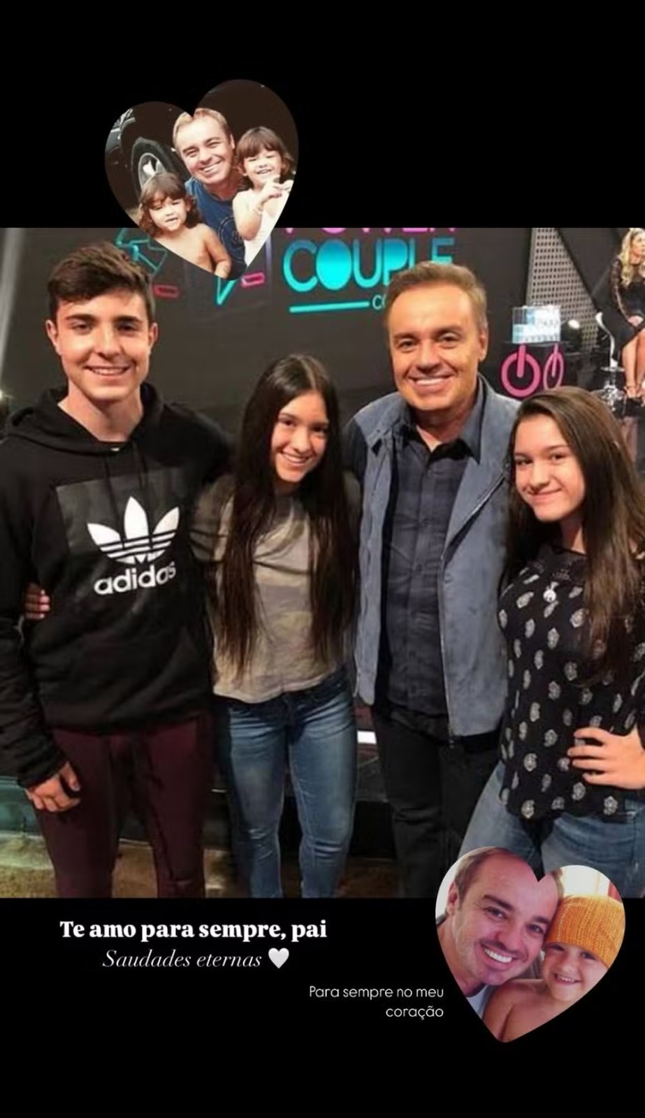No dia dos pais, Sofia Liberato faz homenagem a Gugu — Foto: Reprodução/ Instagram