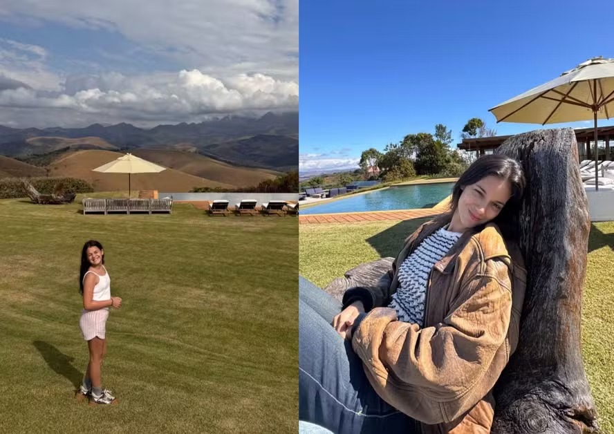 Francisco Gil compartilhou foto da filha e da namorada, Alane Dias — Foto: Reprodução/Instagram