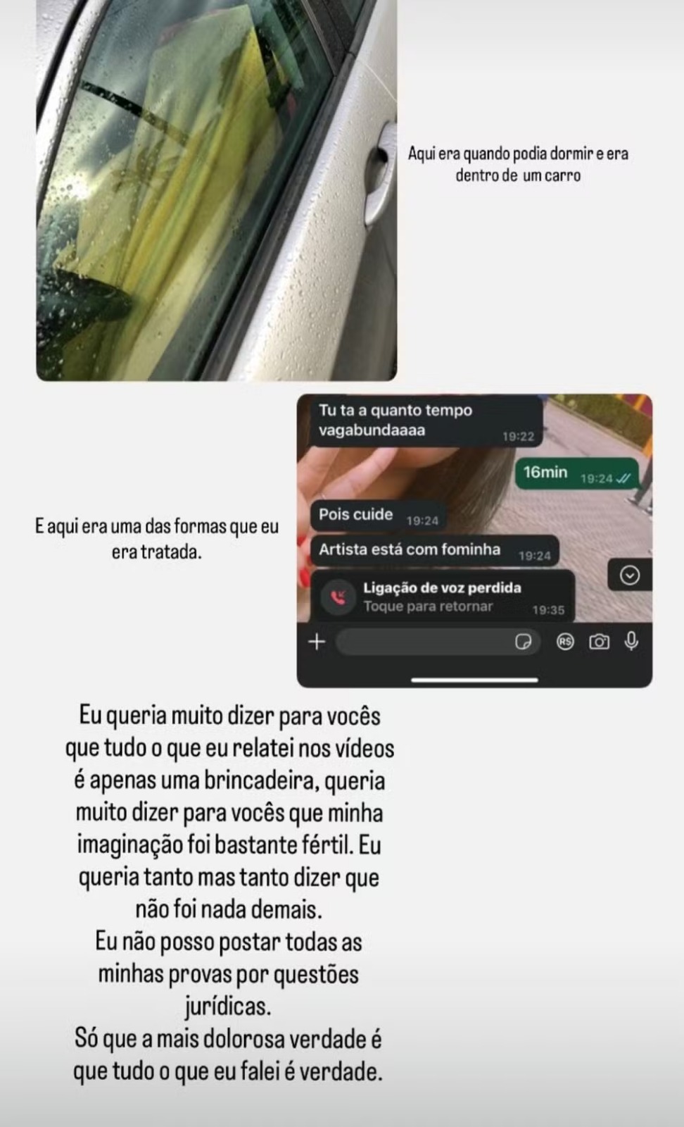 Relato de ex-assessora de Hytalo Santos — Foto: rep/ instagram