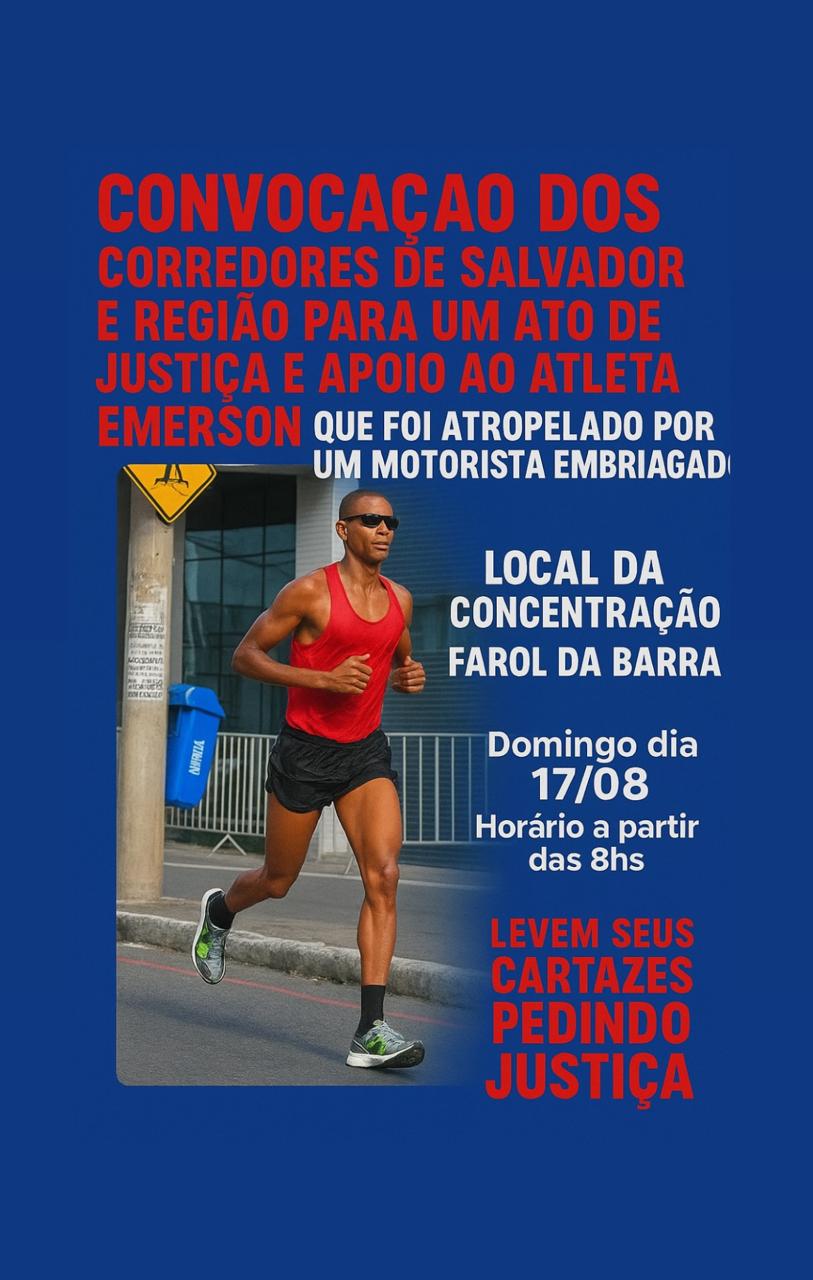 Post de convocação do inflenciador