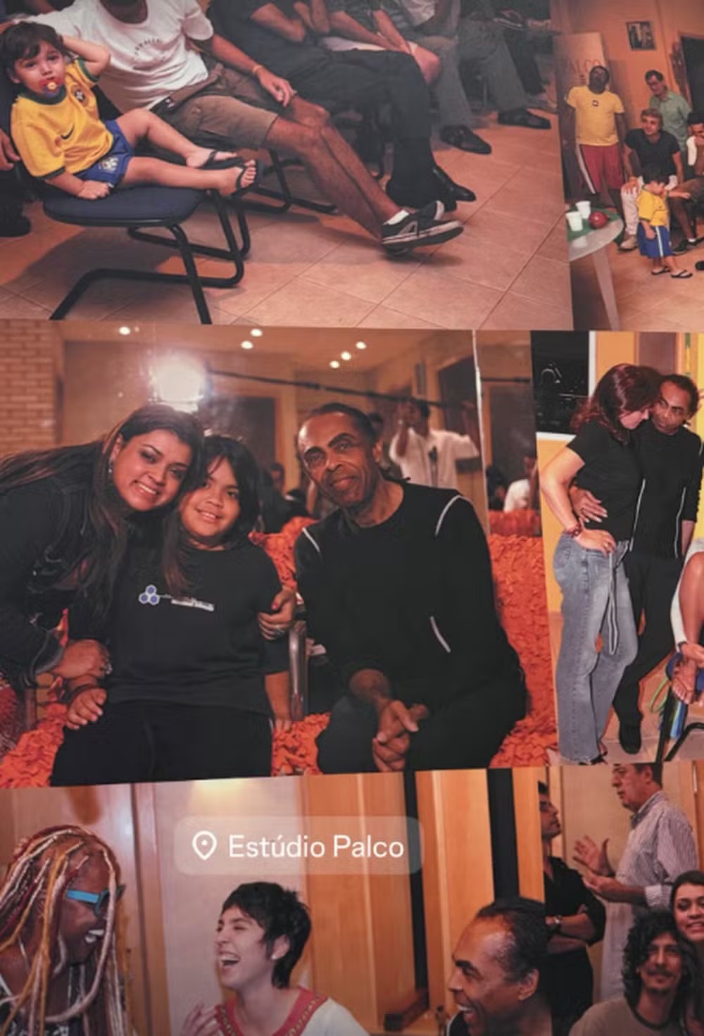 Francisco Gil compartilha lembrança com Preta Gil — Foto: Reprodução/Instagram