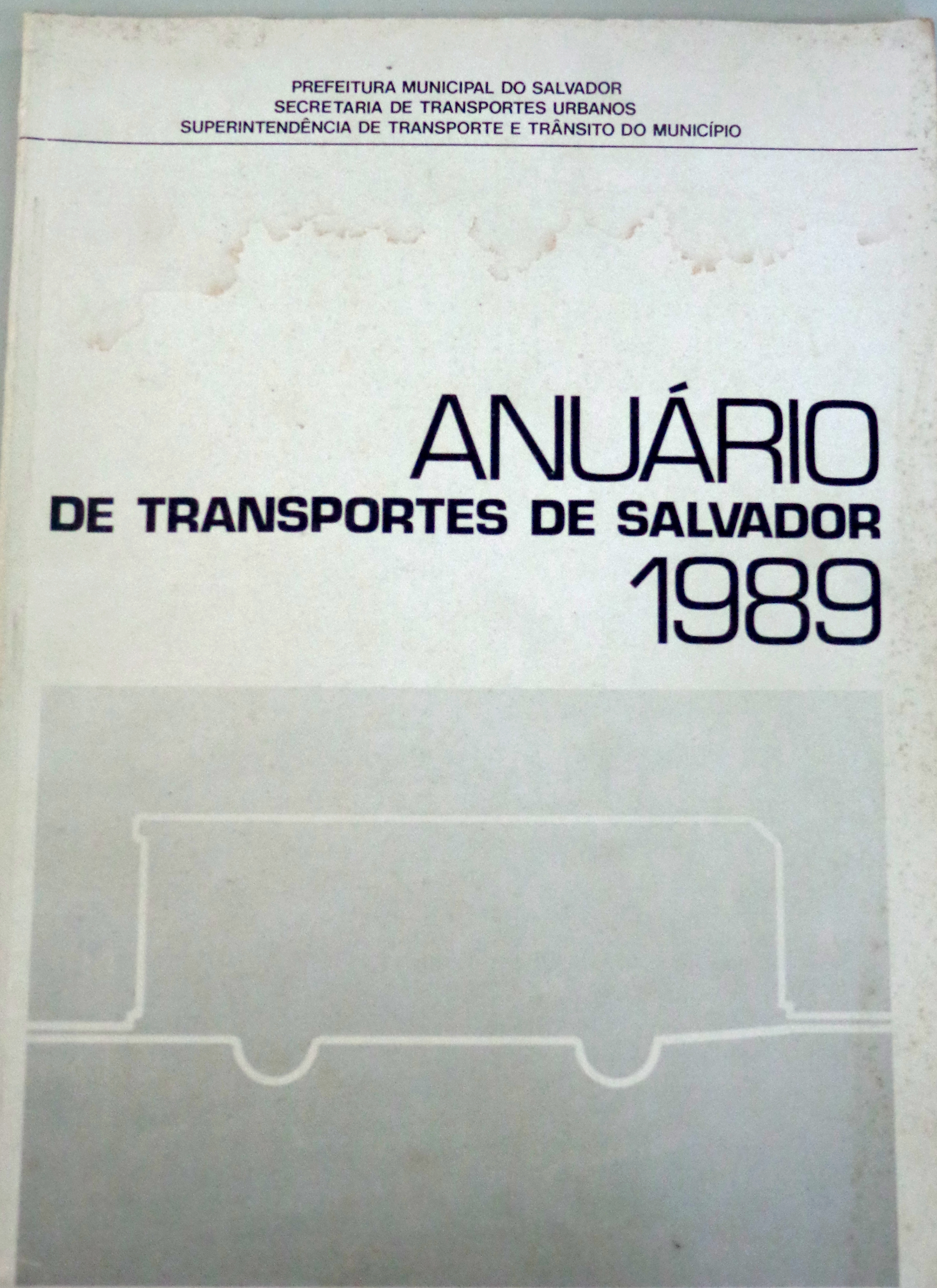 Anuário do transporte urbano de Salvador em 1989, nossa fonte de informações