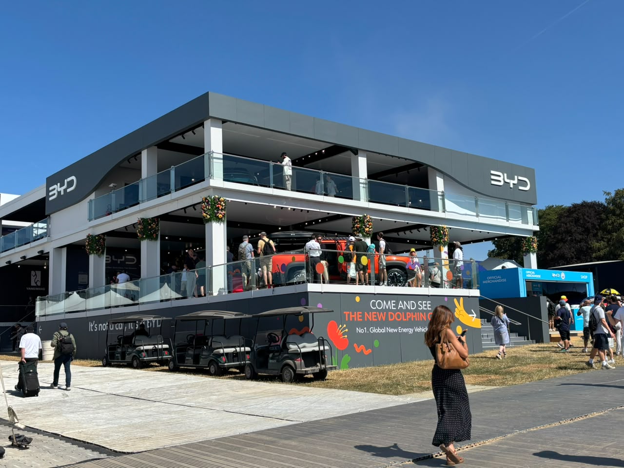 BNews na Inglaterra: Festival de Goodwood - Denza Z - BYD