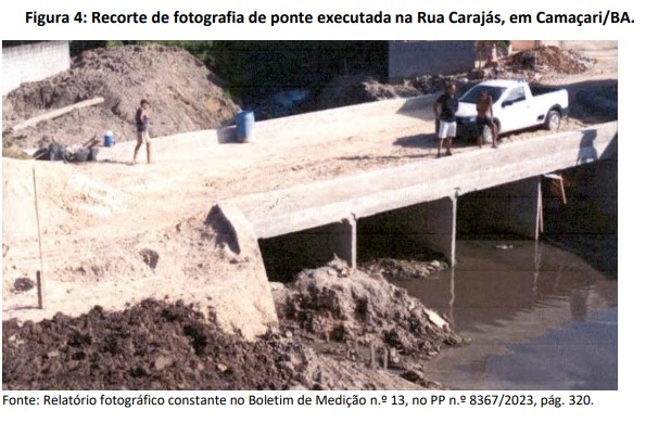 Ponte na rua Carajás em Camaçari construida sem plano de trabalho e estudo adequado. 