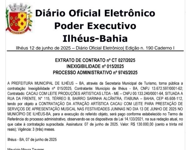 Diário Oficial de Ilhéus 
