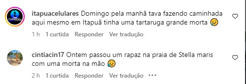 comentários do instagram