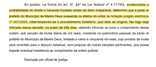 Decisão TJ-BA