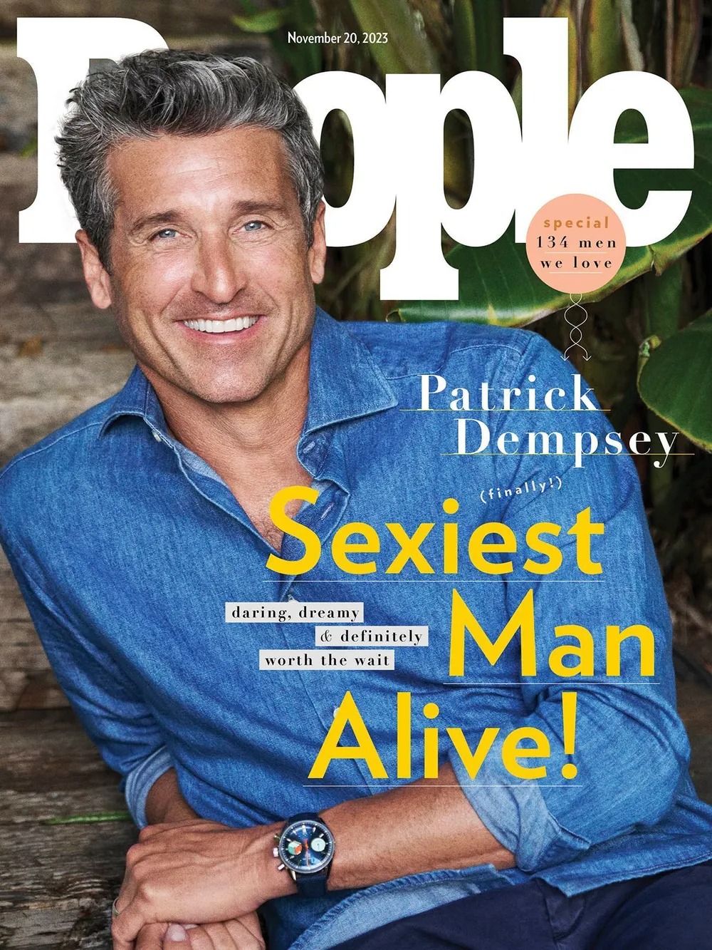 Aos 57 anos, Patrick Dempsey é eleito o homem mais sexy do mundo pela 'People' — Foto: Carter Smith/Divulgação/People