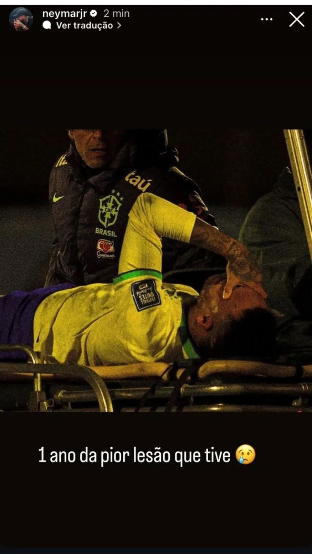 Neymar lesionado