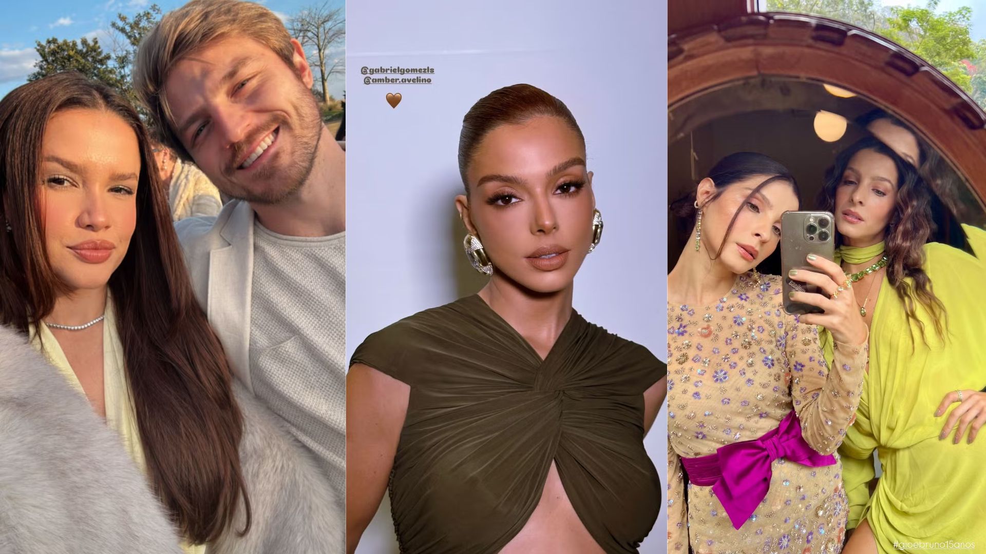 Famosos celebram 15 anos de relacionamento de Giovanna Ewbank e Bruno Gagliasso