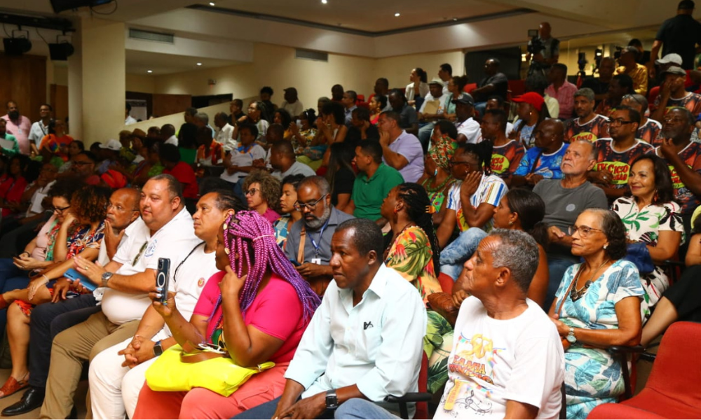Diversas entidades culturais estiveram presentes no lançamento do Ouro Negro 2024