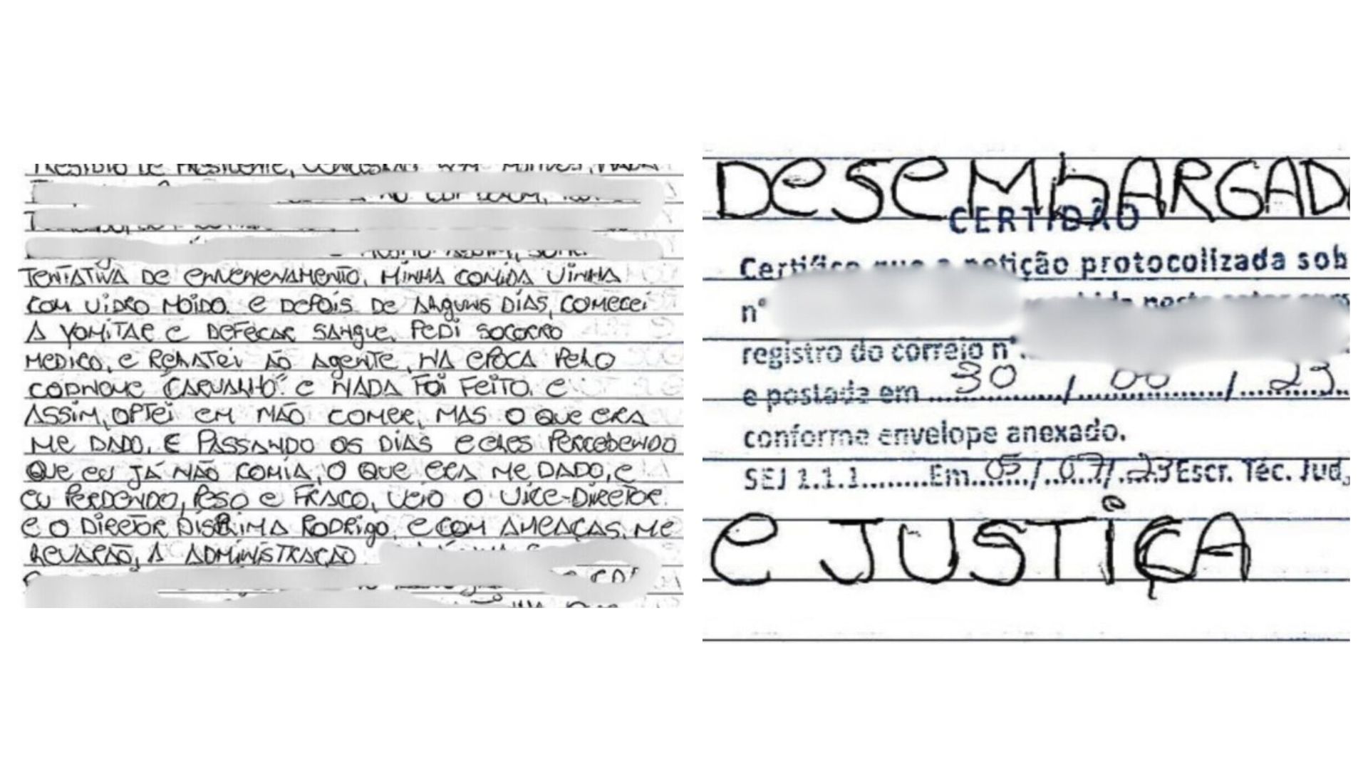 Carta escrita por Paulo Cupertino