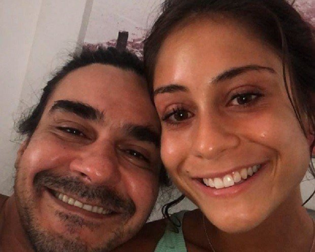 André Gonçalves e filha Valentina
