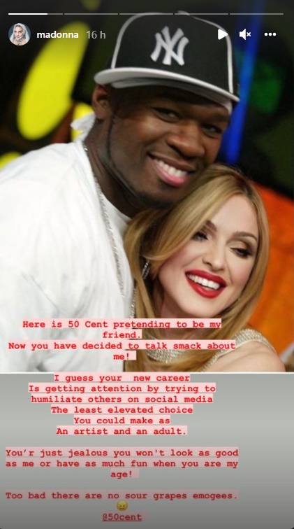 Madonna e 50 Cent