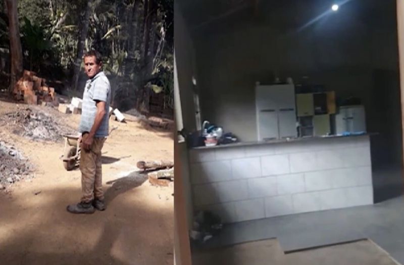 O homem foi encontrado com o corpo enrolado por um cobertor. Foto: Reprodução/Site São Roque Notícias