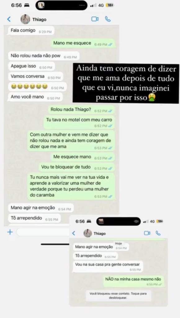 Homem usa carro de namorada para ir ao motel com outra e é pego no flagra; assista