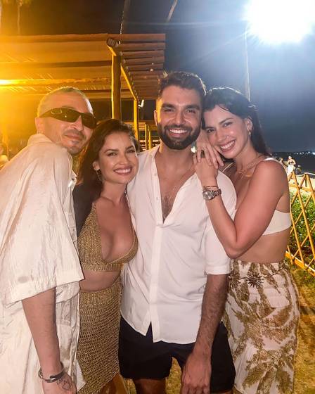Silva e Juliette após o show em Maracaípe
