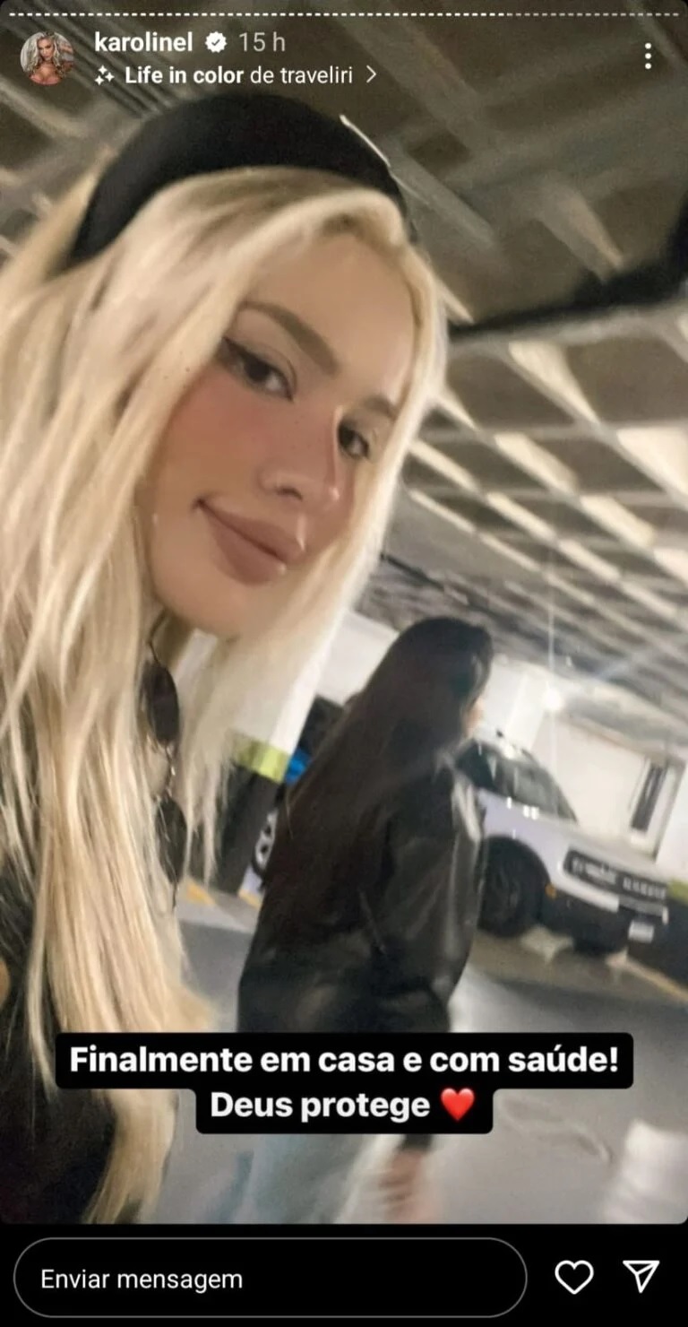 Karoline acidente