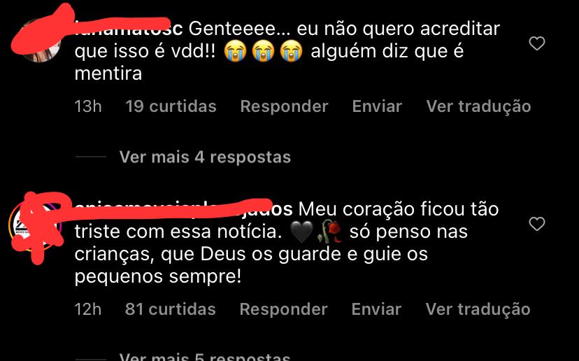 Comentário Instagram