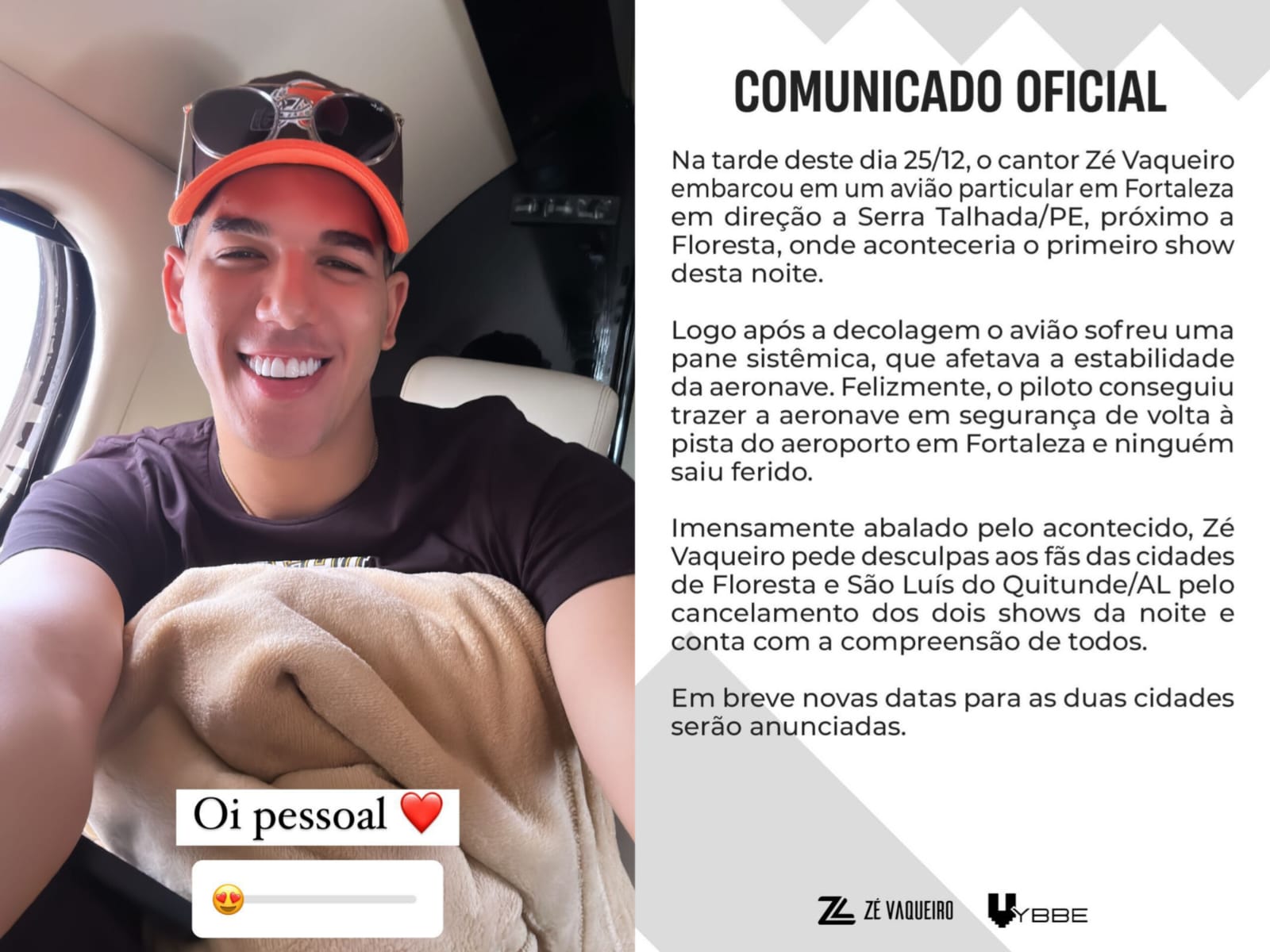 comunicado zé vaqueiro