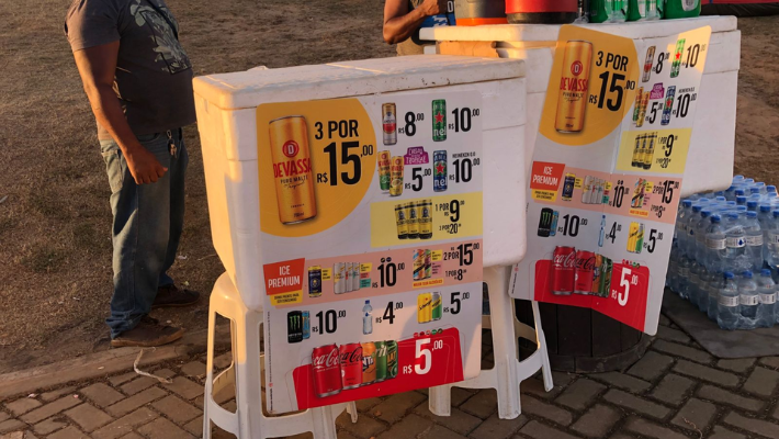 Preços das bebidas no Festival Virada Salvador 2024