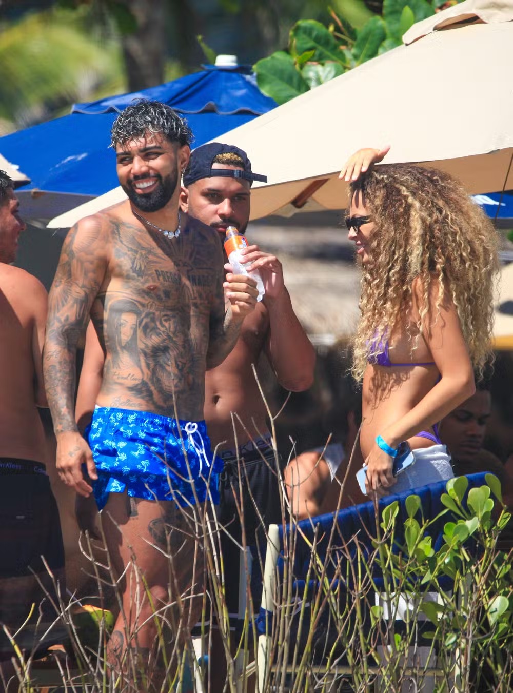 Gabigol e Júlia Rodrigues — Foto: Fabrício Pioyani/AgNews
