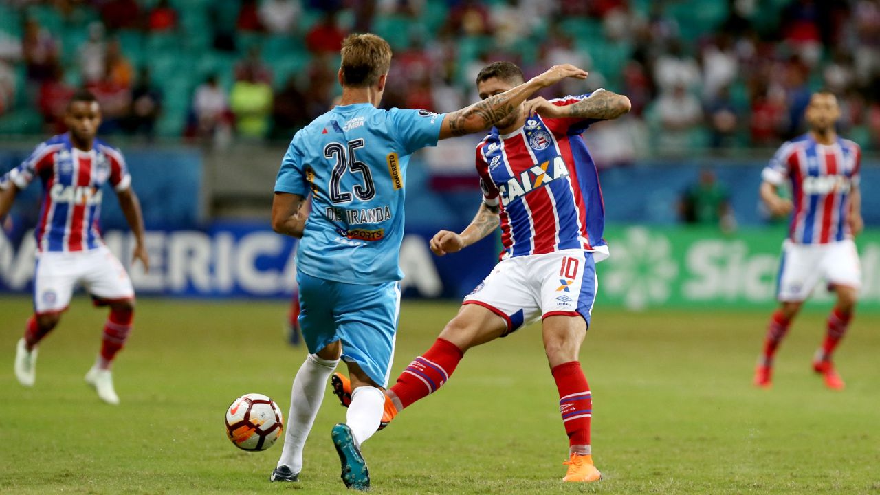 Bahia x Blooming, na Arena Fonte Nova, pela Sul-Americana 2018