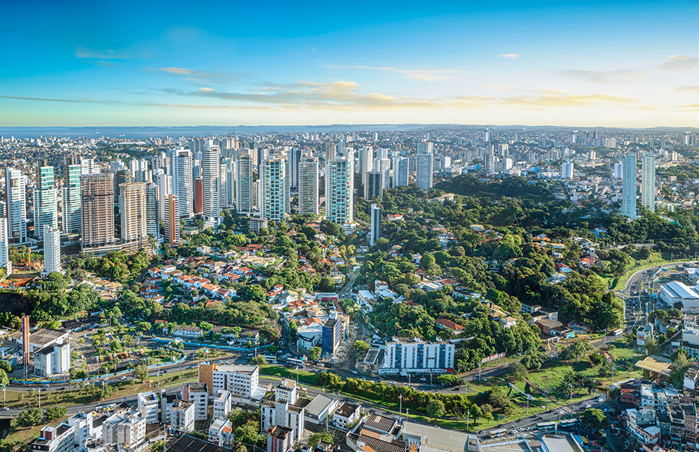 Vista panorâmica de Salvador