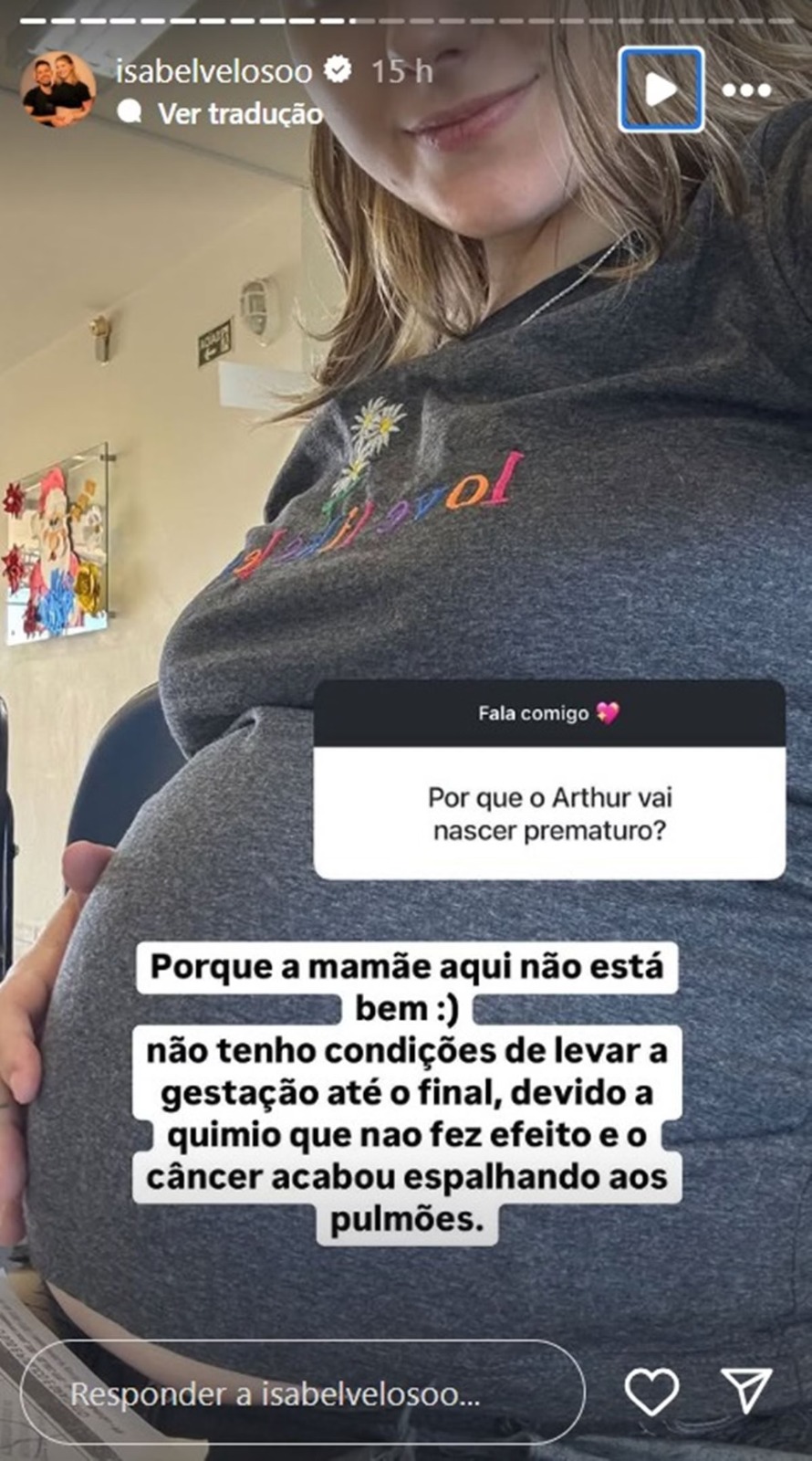 Reprodução stories Instagram