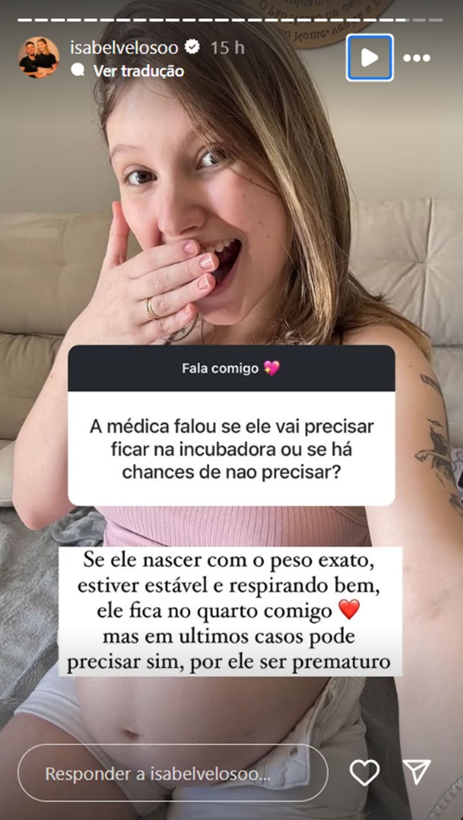 Reprodução stories Instagram