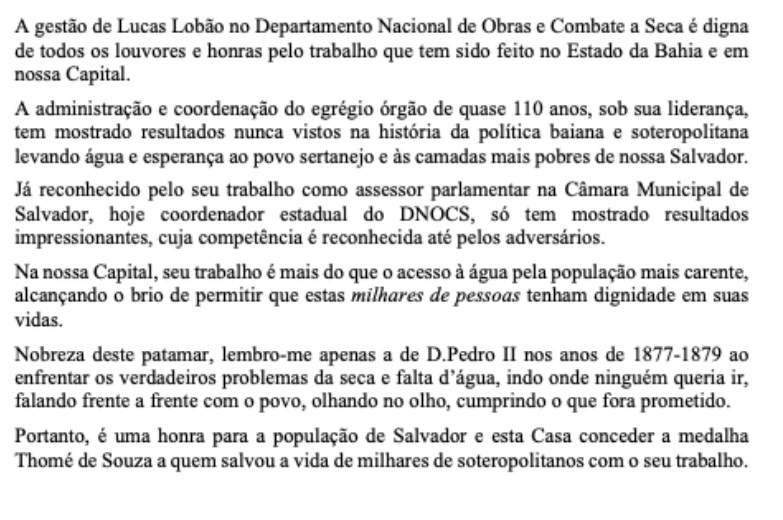 Homenagem na Câmara 