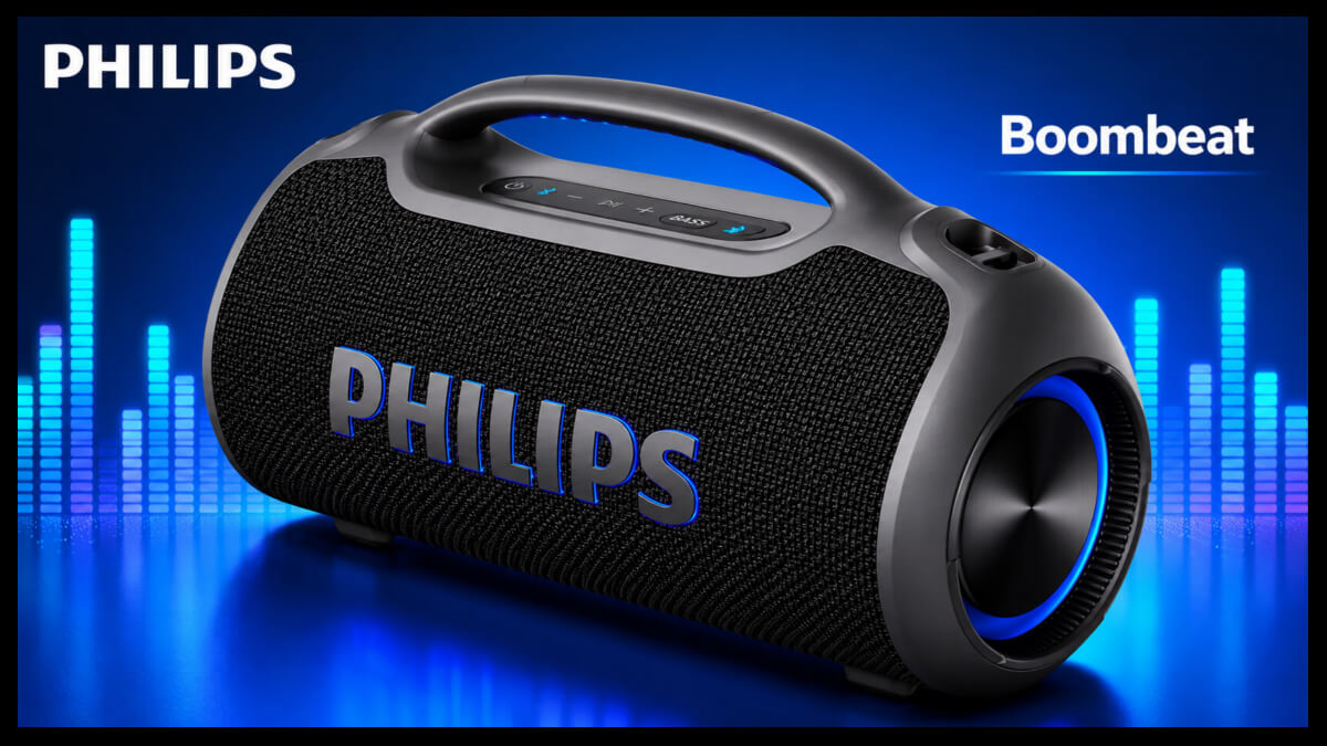Oferta Relâmpago: caixa Boombeat da Philips com desconto de 45%